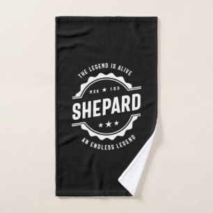 Shepard Personalized Name Birthday Gift Hand Towel