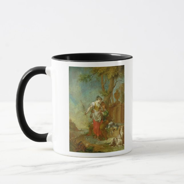 Shepherd and Shepherdess Mug (Left)