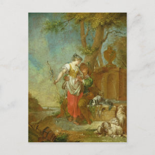 Shepherd and Shepherdess Postcard