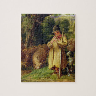 Shepherd Boy, 1831 (oil on panel) Jigsaw Puzzle