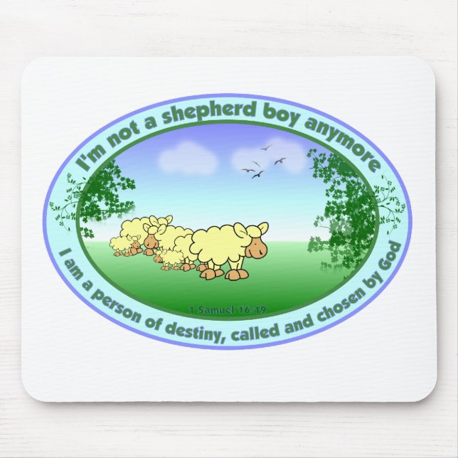 Shepherd Boy Mouse Pad (Front)
