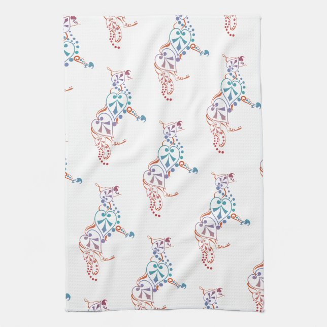 Shepherd Dog Kitchen Towel (Vertical)
