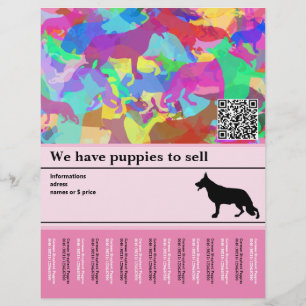 Shepherd Dog personalized Flyer