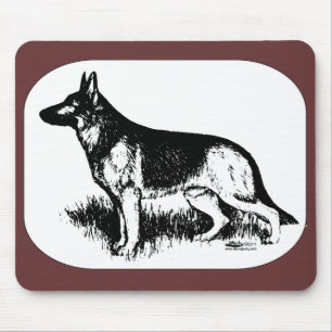 Shepherd Profile Mouse Pad