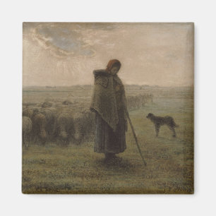 Shepherdess and Her Flock   1862-63 Magnet