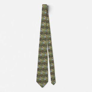 Shepherdess by Camille Pissarro, Vintage Fine Art Tie