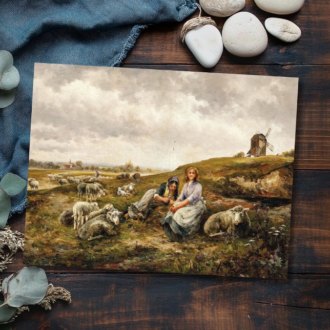 Shepherdesses before the City Gates Postcard (Creator Uploaded)