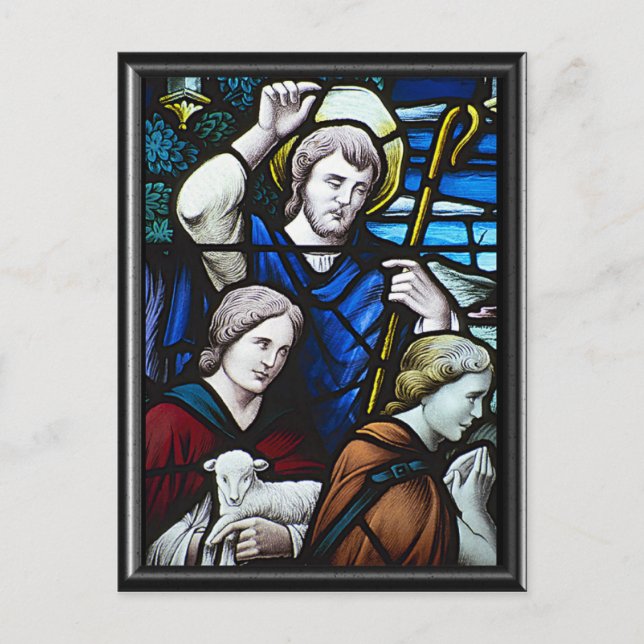 Shepherds at the Nativity Postcard (Front)