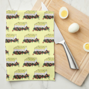 Shepherd's Cottage Meat Pie English British Food Kitchen Towel