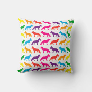 Shepherd's dog throw pillow