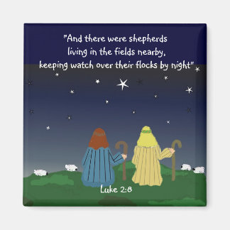 Shepherds Watching Their Flocks Magnet