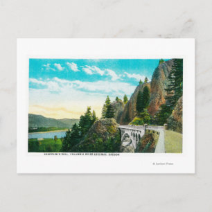 Shepperd's Dell on Columbia River Postcard