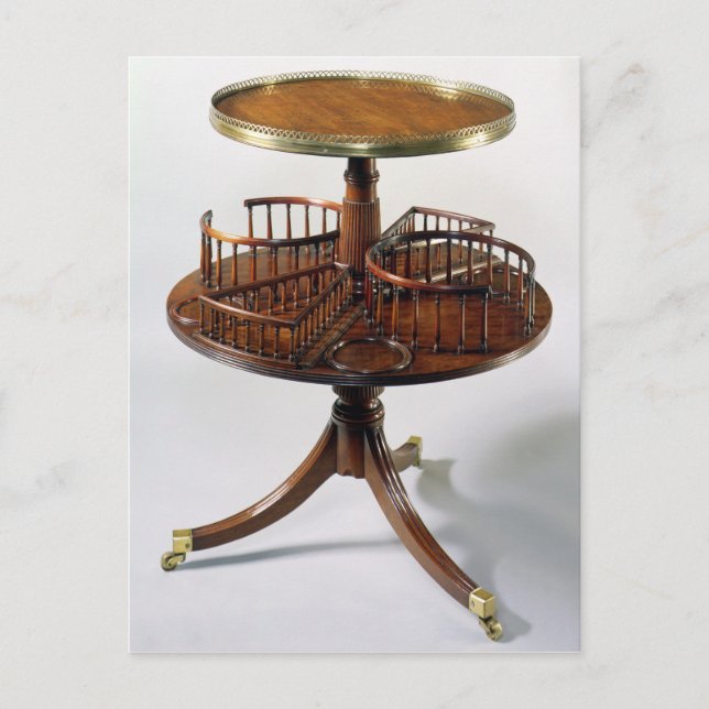 Sheraton two-tier dumb waiter postcard (Front)