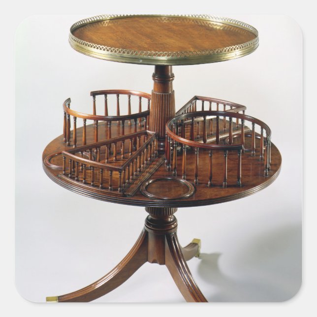 Sheraton two-tier dumb waiter square sticker (Front)