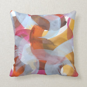 Sherbert I Throw Pillow