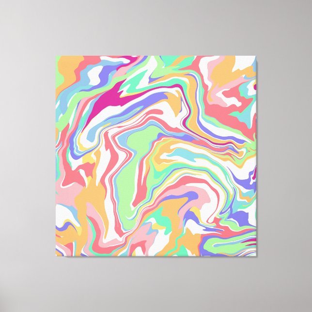 Sherbert Swirls   Canvas Print (Front)