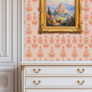 Sherbet Blush Majesty Princesscore Wallpaper