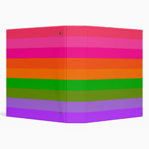 Sherbet Citrus Stripes Binder