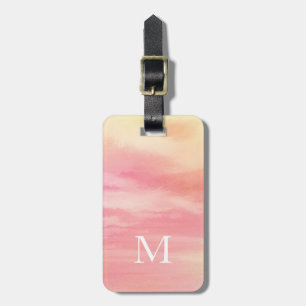 'Sherbet Sky' Abstract Luggage Tag