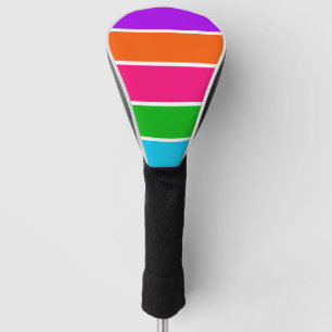Sherbet Stripes  Golf Head Cover