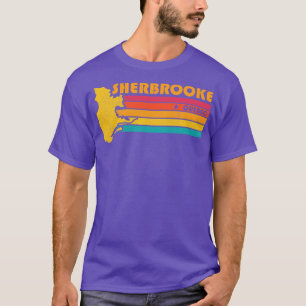 Sherbrooke Quebec Canada Vintage Distressed Souven T-Shirt