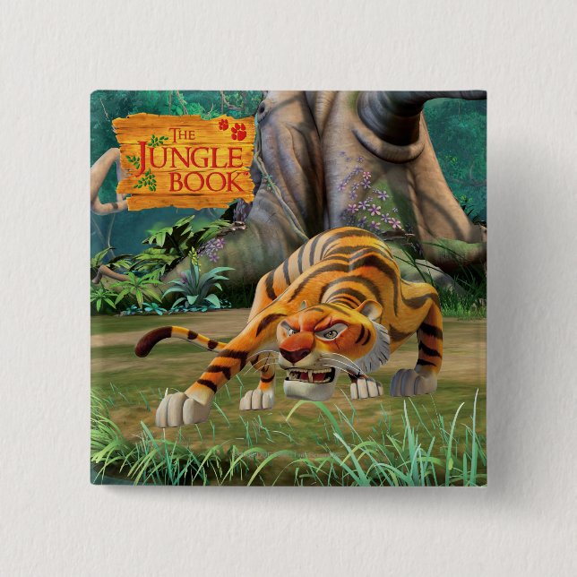 Sherekhan 2 inch square button (Front)