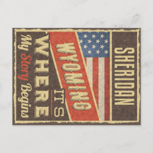 Sheridan Wyoming Postcard