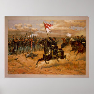 Sheridan's Ride by Thure de Thulstrup Poster