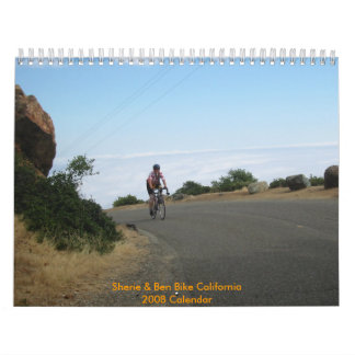 Sherie and Ben Bike California Calendar