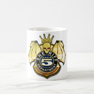 Sheriff Area 5 Badge Coffee Mug