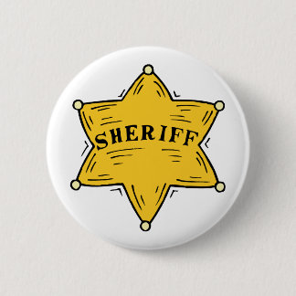 Sheriff Badge 2 Inch Round Button