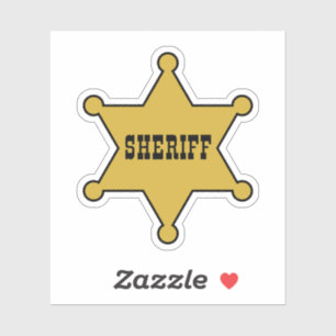 Sheriff Badge Sticker