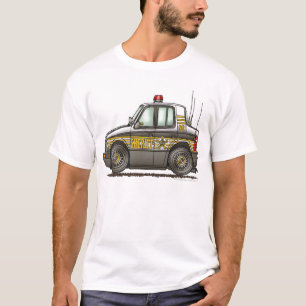 Sheriff Car Law Enforcement Apparel T-Shirt
