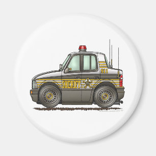 Sheriff Car Patrol Car Law Enforcement Magnet