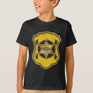 Sheriff Costume Halloween Police Officer Law Enfor T-Shirt