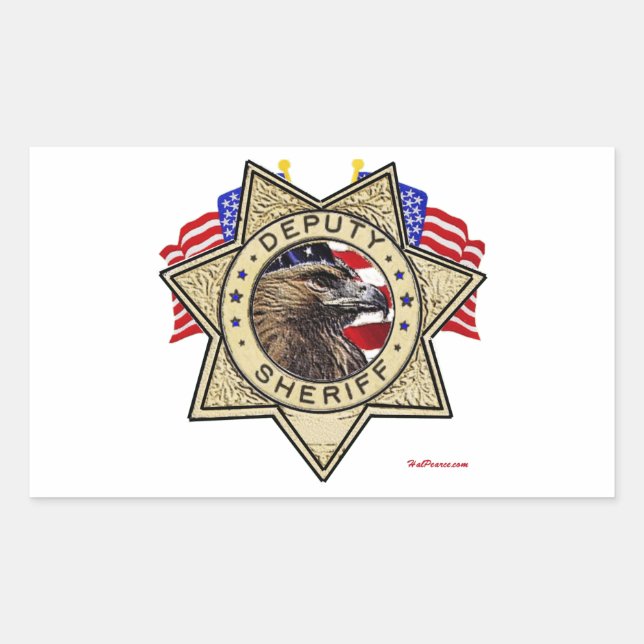 Sheriff Deputy Badge Sticker (Front)