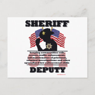 Sheriff_Deputy Postcard