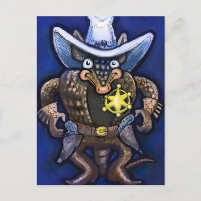 Sheriff Dillo Postcard (Front)