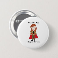 Sheriff Female Super Hero Girl Personalize