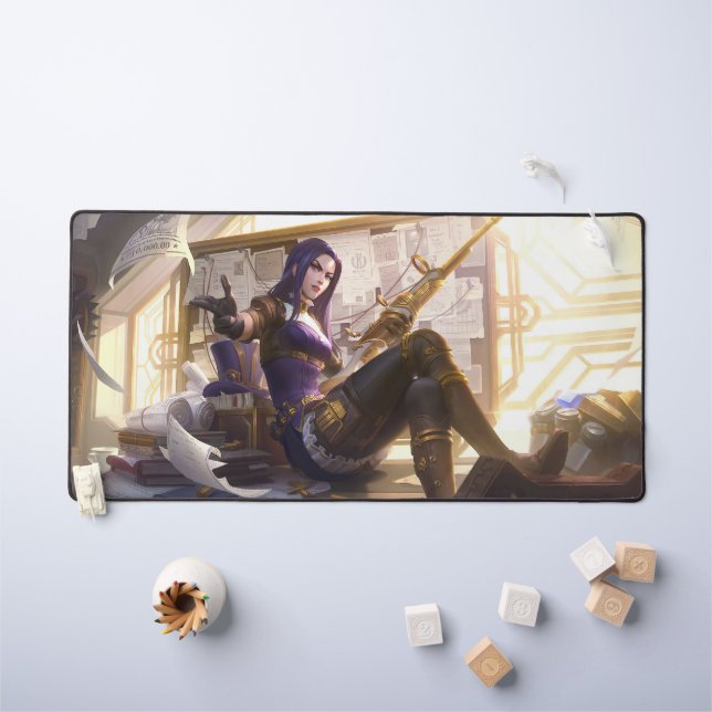 Sheriff Gaming Desk Mat | Marksman Aesthetic Pad (Kids Table)