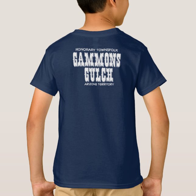 Sheriff Gammons Gulch Arizona Western Town T-Shirt (Back)