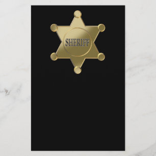 Sheriff golden star flyer