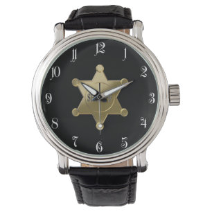 Sheriff golden star watch