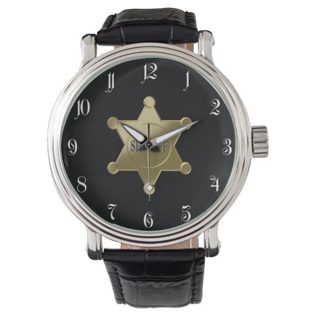 Sheriff golden star watch (Front)