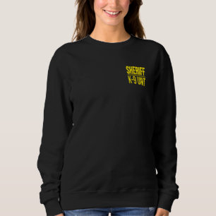 SHERIFF K-9 UNIT POLICE DOG UNIFORM OFFICER COSTUM SWEATSHIRT