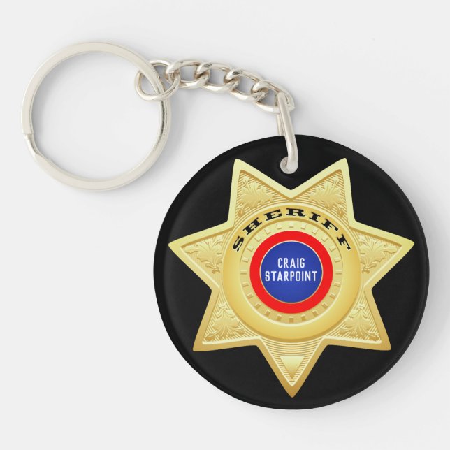 Sheriff Police Star Gold (Devant)