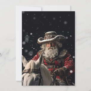 Sheriff Santa Claus Holiday Card
