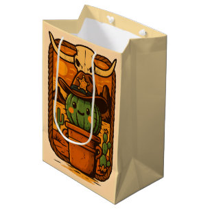 Sheriff Spike-Cactus Character Medium Gift Bag