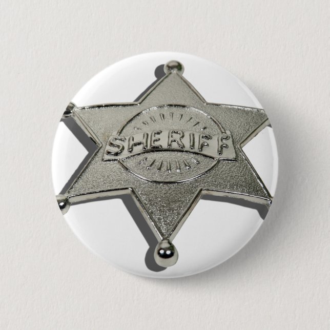 SheriffBadgeLetters110510 2 Inch Round Button (Front)