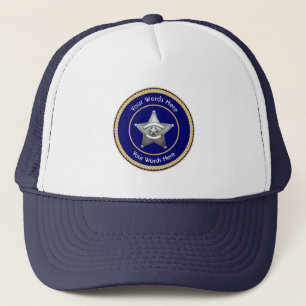 Sheriff's Badge Universal Custom Trucker Hat